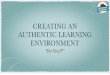 Authentic Learning with 21st Century Tools