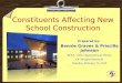 Constituents Affecting New School Construction