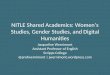 NITLE Seminar: Women's Studies and DH