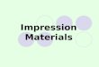rigid impression materials  dental material