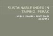 Sustainable index in taiping, perak