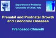 Prenatal and Postnatal Growth and Endocrine Diseases