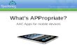 What's appropriate: AAC apps for mobile devices