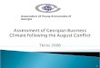 Georgian Young Economists: Post-Conflict Business Assessment