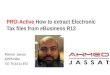 Ahmed Jassat Pro active how to extract electronic tax fules -payroll on Oracle R12.1.3