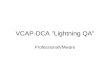 VCAP-DCA Lightning Round Q&A