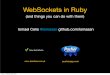 Websockets, Ruby y Pusher Webprendedor 2010