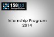 Internship program 2014