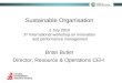 Paper 6: Sustainable Organisation (Butler)