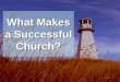 What Makes a Successful Church