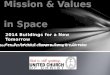 Mission & Values in Space: A 21st Century Theology of Church Buildings