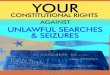 Your constitutional rights against unlawful searches & seizures
