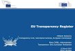 EU Transparency Register - Melanie Bossuroy & Marie Thiel