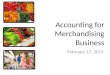 Introduction to merchandising business 02172013