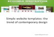 Simple website templates - Why? (By joomla.com)