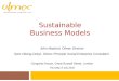 Sustainble business models