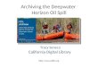 Archiving The Deepwater Horizon Oil Spill