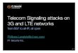 Telecom Signalling Attacks - SS7 to All IP