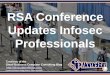 RSA Conference Updates Infosec Professionals (Slides)