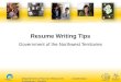 Resume writing on line presentation final august 2013 alm