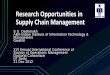 Opportunities for research in scm