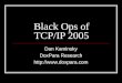 Black ops of tcp2005 japan