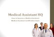 Medical Assistant Certification Exam