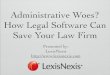 Administrative Woes? How Legal Software Can Save Your Law Firm
