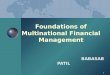 Foundation mnc finance