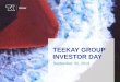 Teekay Corporation (NYSE: TK) Investor Day Presentation, Sep 30, 2014