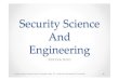 Computer Security science and enggineering