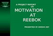 Presentation1 OF REEBOK