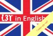 L3T in English - A short introduction in a project writing a textbook on TEL
