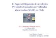 El Seguro Obligatorio de Accidentes Personales Causados por Vehículos Motorizados (SOAP) en Chile XIV Conferencia Anual de ASSAL 5 - 9 Mayo 2003 República