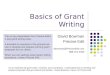 Basics Of Grant Writing from Precise Edit