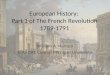French Revolution: Part 1-Powerpoint