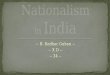 Nationalism in india