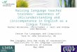 Raising language teacher trainees’ awareness of (mis)understanding and (in)competence in English as a lingua franca