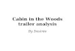 Cabin in the woods trailer analysis