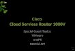 Cisco CSR1000V, VMware, and RESTful APIs