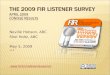 2009 FIR Listener Survey - Results