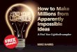 How to Make Millions From Apparently Impossible Ideas: A Find Your Lightbulb Sampler for Anyone Starting a Business