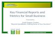 Key financial reports and metrics for small business