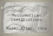 MesoAmerican Civilizations Notes