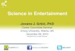 Science Advising in Entertainment