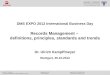 [EN] Records Management: Definitions, Principles, Standards and Trends | DMS EXPO 2012 | Ulrich Kampffmeyer