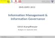 [DE] Keynote "Information Management & Information Governance" | Ulrich Kampffmeyer | DMS EXPO 2013