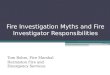 Fire investigation mythswith pictures