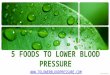 5 foods to lower blood pressure