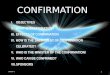 Confirmation ppt report